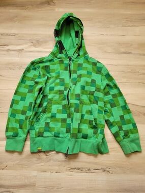 Minecraft Zombie Zip Hoodie for Kids